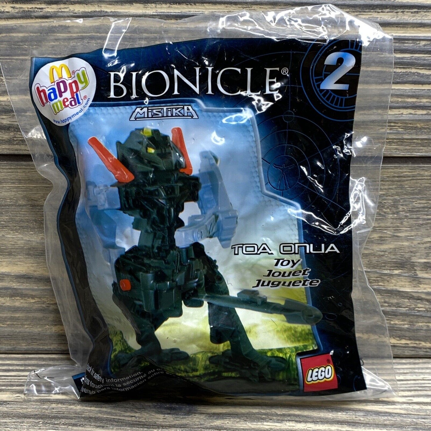 LEGO Bionicle Mistika Toa Onua McDonald's Happy Meal Toy Exclusive