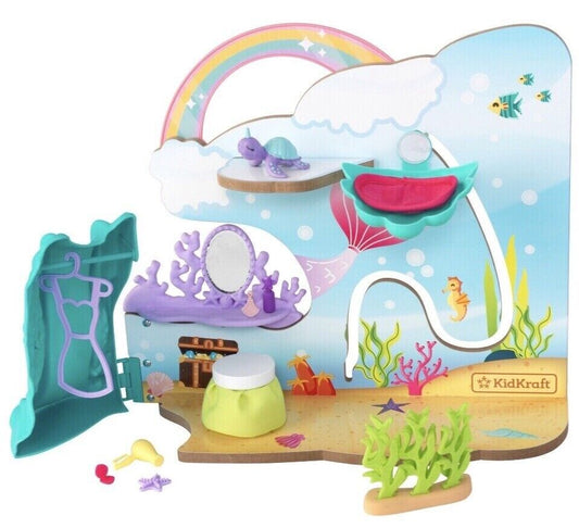 KidKraft Rainbow Dreamers Waterfall Grotto Dressing Room Play Set