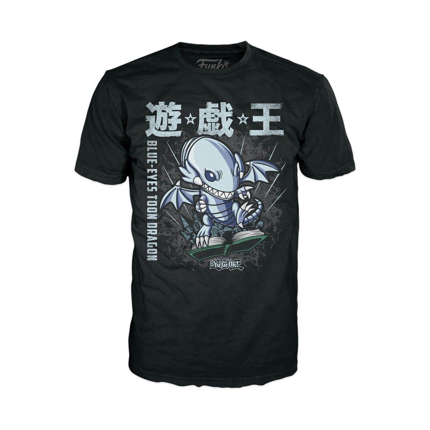 Funko POP! Tee Yu Gi Oh Blue Eyes Toon Dragon Shirt Large