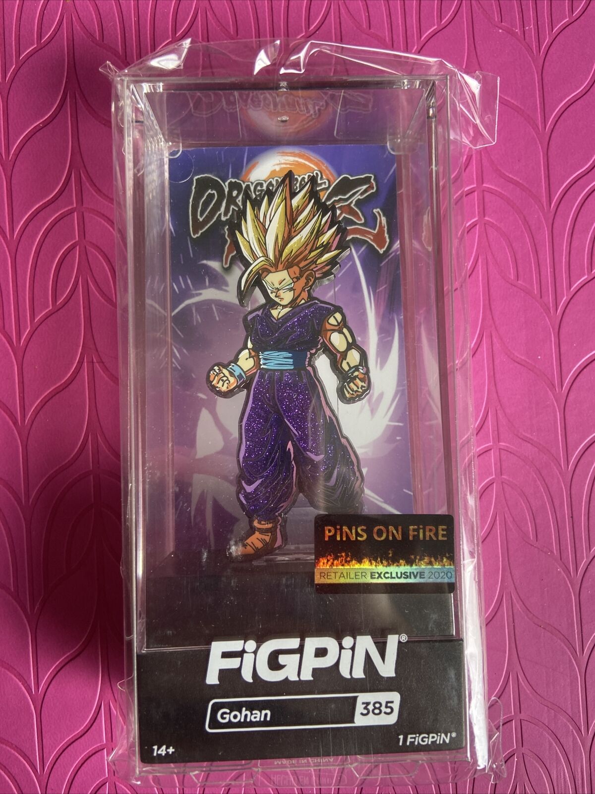 FiGPiN DragonBall Fighterz - Gohan #385 [Glitter] Exclusive