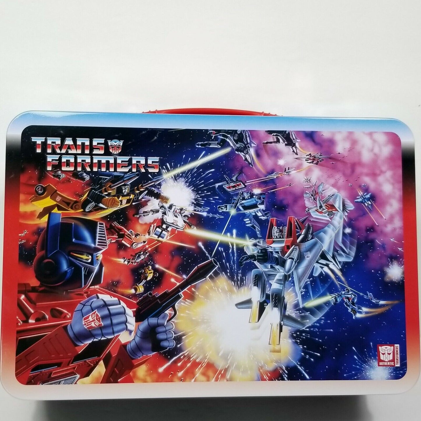 Funko Tin Lunch Box (Empty) GI Joe vs Transformers Gamestop Exclusive