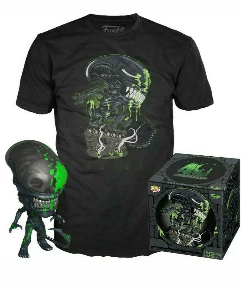 Funko POP! Tees Alien Xenomorph #731 [Bloody] with Size Small T-Shirt Collectors Box Exclusive