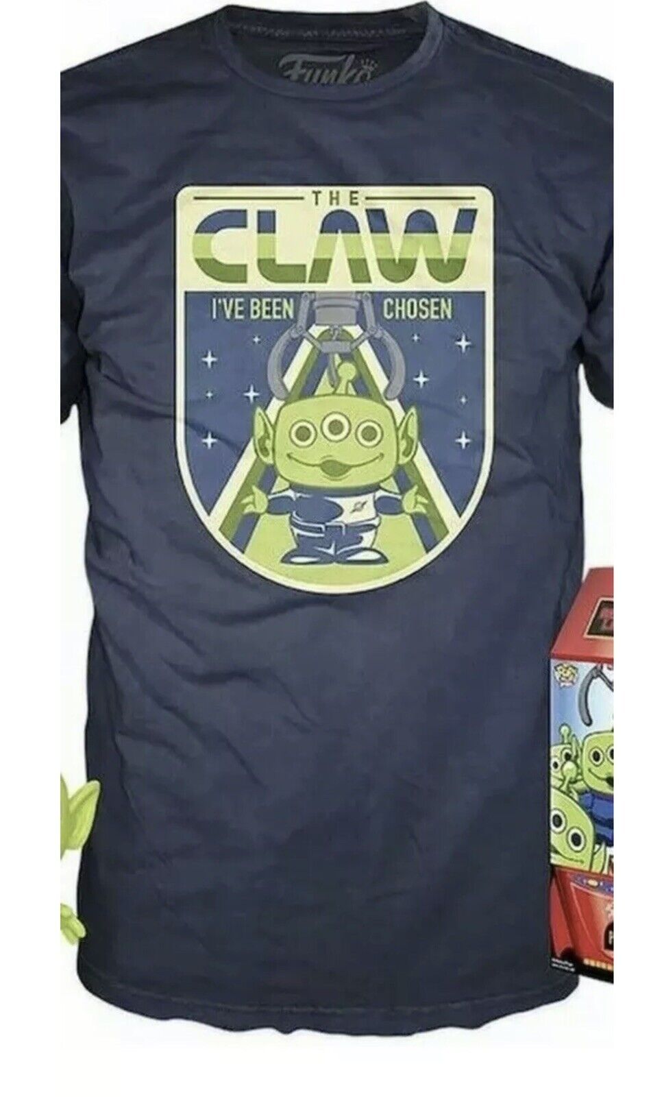 Funko POP! Tees 'The Claw' Toy Story Alien T-shirt FYE Exclusive Size: Medium