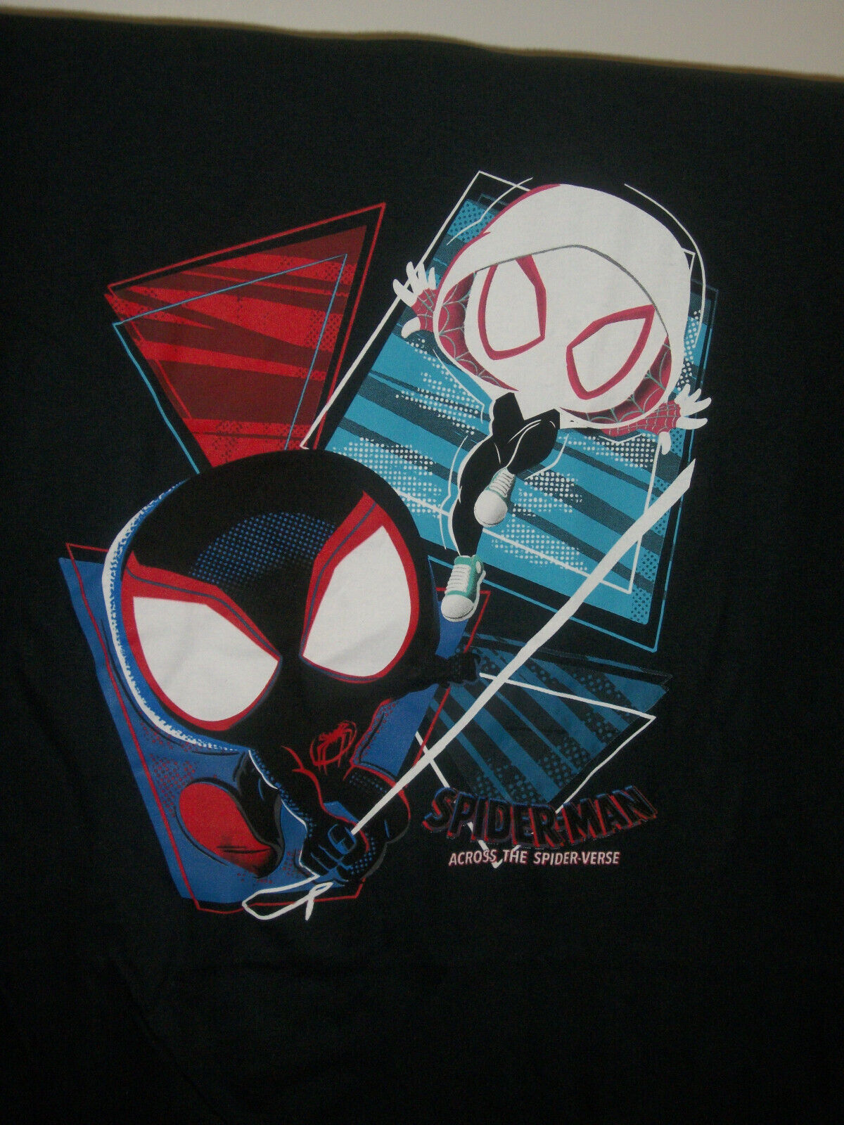 Funko POP! Tee Marvel Across The Spiderverse Miles Gwen Size XL T-Shirt Collector Corps Exclusive