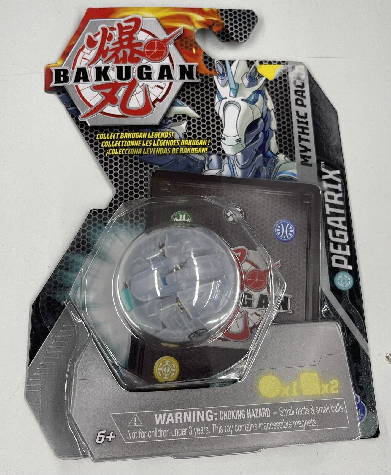 BAKUGAN Mythic Pack Nillious Bakugan Legend Rare Pegatrix