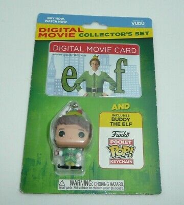 Funko Pocket POP! Keychain Elf Buddy with Digital Movie Card