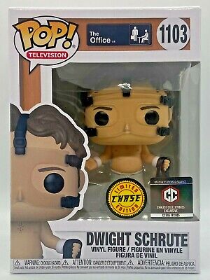 Funko POP! Television The Office CHASE Dwight Schrute #1103 [Basketball, Shirtless] Exclusive