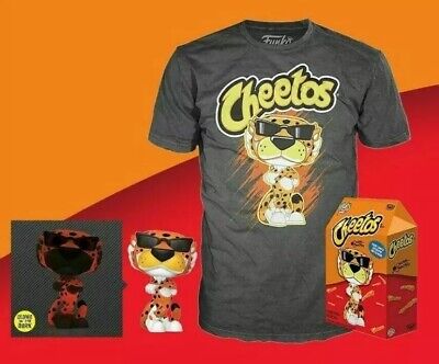 Funko POP! and Tee Ad Icons Chester Cheetah [Glows in the Dark] with Size 2XL T-Shirt Collectors Box Exclusive