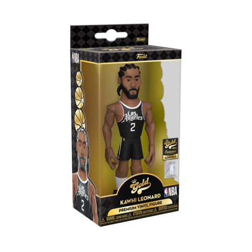 Funko Gold Los Angeles Clippers Kawhi Leonard City Edition Uniform 5 Inch Figure