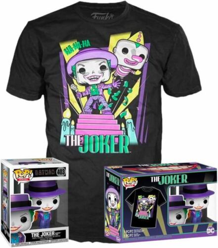 Funko POP! and Tee DC Comics The Joker 1989 with Size Large T-Shirt Collectors Box Exclusive