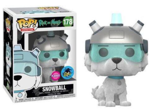 Funko POP! Animation Rick and Morty Snowball #178 [Flocked] Exclusive
