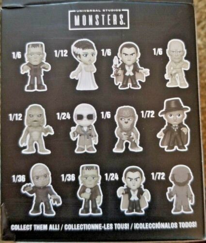 Funko Mystery Mini Universal Studios Monsters Black & White Vinyl Exclusive