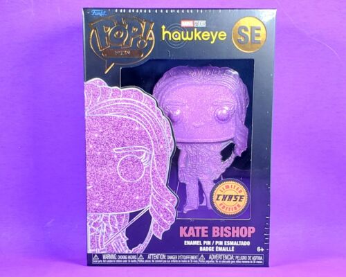 Funko POP! Pin Marvel CHASE Hawkeye Kate Bishop (Purple Glitter) SE