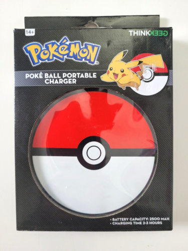 Pokemon Pokeball Portable Charger 2500mah Power Battery Bank